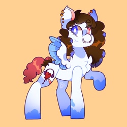 Size: 3000x3000 | Tagged: safe, artist:cocopudu, imported from derpibooru, oc, oc only, pegasus, pony, solo