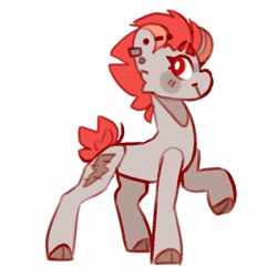 Size: 2500x2500 | Tagged: safe, artist:cocopudu, imported from derpibooru, oc, oc only, earth pony, pony, cloven hooves, solo