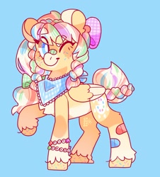 Size: 2573x2851 | Tagged: safe, artist:cocopudu, imported from derpibooru, oc, oc only, pegasus, pony, solo