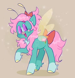 Size: 1978x2048 | Tagged: safe, artist:alexbeeza, imported from derpibooru, oc, oc only, pony, insect wings, solo, wings