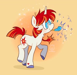 Size: 2048x1996 | Tagged: safe, artist:alexbeeza, imported from derpibooru, oc, oc only, oc:wow factor, pony, unicorn, solo