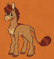 Size: 1007x1100 | Tagged: safe, artist:beyhr, imported from derpibooru, oc, oc only, donkey, pony, solo