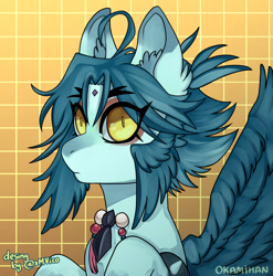 Size: 1965x1986 | Tagged: safe, artist:xmvico, imported from derpibooru, pony, genshin impact, ponified, xiao (genshin impact)