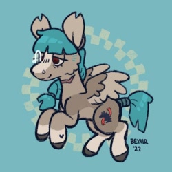 Size: 500x500 | Tagged: safe, artist:beyhr, imported from derpibooru, oc, oc only, pegasus, pony, solo
