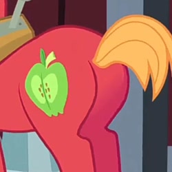 Size: 720x720 | Tagged: safe, imported from derpibooru, screencap, big macintosh, earth pony, pony, big backintosh, butt, cropped, male, pictures of butts, plot, stallion