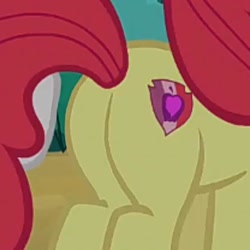 Size: 720x720 | Tagged: safe, imported from derpibooru, screencap, apple bloom, pony, butt, cropped, female, filly, foal, pictures of butts, plot