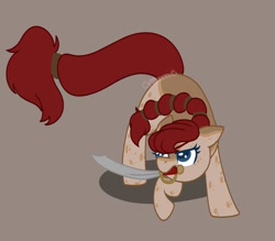 Size: 1600x1400 | Tagged: safe, artist:orcabunnies, imported from derpibooru, oc, oc only, earth pony, pony, solo, sword, weapon