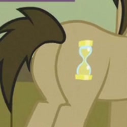 Size: 720x720 | Tagged: safe, imported from derpibooru, screencap, doctor whooves, time turner, earth pony, pony, butt, cropped, male, pictures of butts, plot, stallion
