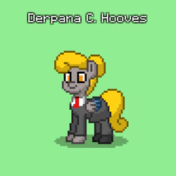 Size: 833x832 | Tagged: safe, imported from derpibooru, derpy hooves, pegasus, pony, clothes, necktie, skirt