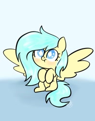 Size: 1074x1368 | Tagged: safe, artist:petaltwinkle, imported from derpibooru, oc, oc only, pegasus, pony, palindrome get, solo, spread wings, wings