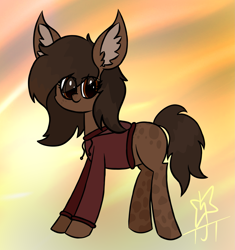 Size: 2073x2202 | Tagged: safe, artist:neonshy02, imported from derpibooru, oc, earth pony, pony, clothes, solo