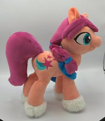Size: 1782x2048 | Tagged: safe, artist:hibiscusstitch, imported from derpibooru, sunny starscout, earth pony, pony, female, g5, irl, photo, solo