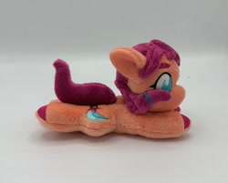 Size: 680x548 | Tagged: safe, artist:hibiscusstitch, imported from derpibooru, sunny starscout, earth pony, pony, female, g5, irl, photo, plushie, solo