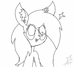 Size: 800x720 | Tagged: safe, artist:neonshy02, imported from derpibooru, oc, pony, animated, gif, lineart