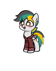 Size: 1074x1368 | Tagged: safe, artist:petaltwinkle, imported from derpibooru, oc, oc only, pegasus, pony, simple background, solo, white background, white pupils