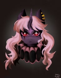 Size: 1074x1368 | Tagged: safe, artist:petaltwinkle, imported from derpibooru, oc, oc only, pony, unicorn, bust, ear piercing, piercing, portrait, ruff (clothing), solo