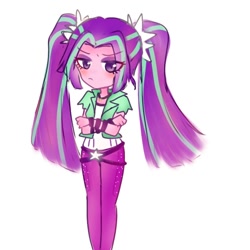 Size: 768x768 | Tagged: safe, artist:janahelen3, imported from derpibooru, aria blaze, human, equestria girls, female, simple background, solo, white background