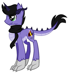 Size: 617x658 | Tagged: safe, artist:angellightyt, imported from derpibooru, oc, oc only, dracony, dragon, hybrid, pony, base used, clothes, ear fluff, male, scarf, simple background, solo, transparent background