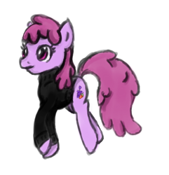 Size: 748x775 | Tagged: safe, artist:phillnana, imported from derpibooru, berry punch, berryshine, earth pony, pony, clothes, female, mare, simple background, sketch, solo, transparent background
