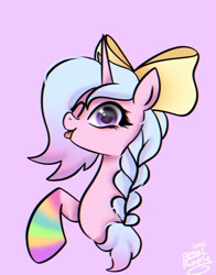 Size: 1074x1368 | Tagged: safe, artist:petaltwinkle, imported from derpibooru, oc, oc only, oc:cupcake swirl, pony, unicorn, simple background, solo