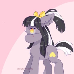Size: 1500x1500 | Tagged: safe, artist:funnyhat12, imported from derpibooru, oc, oc only, earth pony, pony, gradient background, solo
