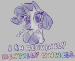 Size: 640x519 | Tagged: safe, artist:tacoscribs, imported from derpibooru, rarity, pony, unicorn, dialogue, solo