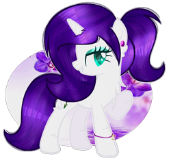 Size: 1360x1296 | Tagged: safe, artist:angellightyt, imported from derpibooru, oc, oc only, pony, unicorn, base used, bracelet, eyelashes, female, grin, horn, jewelry, makeup, mare, raised hoof, simple background, smiling, transparent background, unicorn oc