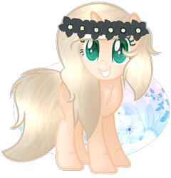 Size: 1302x1358 | Tagged: safe, artist:angellightyt, imported from derpibooru, oc, oc only, pony, unicorn, base used, eyelashes, female, floral head wreath, flower, grin, horn, mare, simple background, smiling, solo, transparent background, unicorn oc