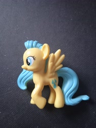 Size: 3120x4160 | Tagged: safe, imported from derpibooru, photographer:hollyn, sunshower raindrops, pegasus, pony, blind bag, female, long mane, mare, photo, toy