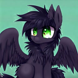Size: 1024x1024 | Tagged: safe, imported from derpibooru, oc, oc:pizzasplit, pegasus, ai content, ai generated, male