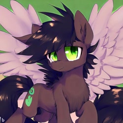 Size: 1024x1024 | Tagged: safe, imported from derpibooru, oc, oc:pizzasplit, pegasus, ai content, ai generated, male