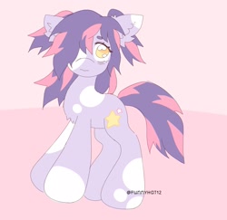Size: 2073x2018 | Tagged: safe, artist:funnyhat12, imported from derpibooru, oc, oc only, earth pony, pony, adoptable, gradient background, solo
