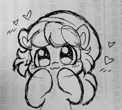 Size: 2048x1844 | Tagged: safe, artist:tamabel, imported from derpibooru, oc, oc only, earth pony, pony, sketch, solo, traditional art