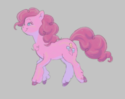 Size: 640x506 | Tagged: safe, artist:prunesart, imported from derpibooru, pinkie pie, earth pony, simple background, solo