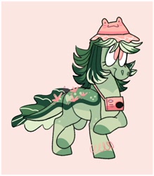 Size: 3500x4000 | Tagged: safe, artist:fizzlefer, imported from derpibooru, oc, oc only, earth pony, pony, bracelet, camera, hat, jewelry, simple background, solo