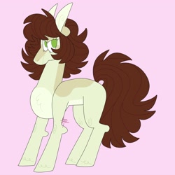 Size: 4000x4000 | Tagged: safe, artist:fizzlefer, imported from derpibooru, oc, oc only, earth pony, pony, simple background, solo