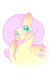 Size: 800x1280 | Tagged: safe, artist:fluttersdoodles, imported from derpibooru, fluttershy, pegasus, blushing, female, heart, heart eyes, looking at you, looking up, raised hoof, wingding eyes