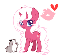 Size: 680x646 | Tagged: safe, artist:ne-chi, imported from derpibooru, oc, dog, pony, animated, cutie mark, looking at you, raised hoof, simple background, transparent background