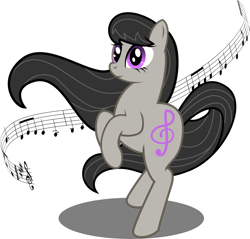 Size: 857x820 | Tagged: safe, artist:mattbas, imported from derpibooru, derpy hooves, octavia melody, earth pony, pegasus, pony, .svg available, female, long hair, long mane, long tail, mare, nightmare derpy, simple background, solo, svg, transparent background, vector