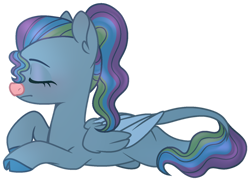 Size: 1024x741 | Tagged: safe, artist:zipverse, imported from derpibooru, oc, oc only, oc:sunny ray, hybrid, pony, female, offspring, parent:iron will, parent:rainbow dash, parents:irondash, simple background, solo, transparent background