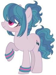 Size: 1024x1374 | Tagged: safe, artist:zipverse, imported from derpibooru, oc, oc only, earth pony, pony, earth pony oc, female, raised hoof, simple background, solo, transparent background