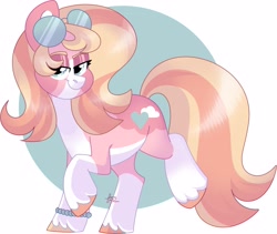 Size: 3826x3234 | Tagged: safe, artist:fizzlefer, imported from derpibooru, oc, oc only, earth pony, pony, bracelet, gradient background, jewelry, solo