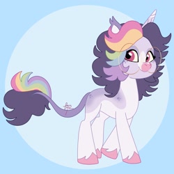 Size: 4000x4000 | Tagged: safe, artist:fizzlefer, imported from derpibooru, oc, oc only, oc:friday (fizzlefer), pony, unicorn, gradient background, solo