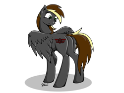 Size: 1024x768 | Tagged: safe, artist:gimmogear, imported from derpibooru, oc, oc only, pegasus, pony, butt, female, pegasus oc, plot, simple background, solo, transformation, transgender transformation, transparent background