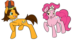 Size: 1873x1048 | Tagged: safe, artist:fairiegirl101, imported from derpibooru, cheese sandwich, pinkie pie, earth pony, avatar the last airbender, crossover, female, simple background, white background, wrong eye color