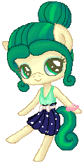 Size: 120x234 | Tagged: safe, artist:ne-chi, imported from derpibooru, oc, earth pony, pony, semi-anthro, animated, bracelet, clothes, jewelry, simple background, transparent background
