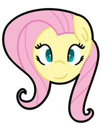 Size: 400x447 | Tagged: safe, artist:fluttershydaily, imported from derpibooru, fluttershy, simple background, smiling, transparent background