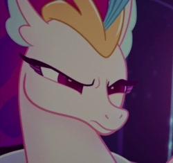 Size: 314x295 | Tagged: safe, imported from derpibooru, screencap, queen novo, my little pony: the movie, crown, jewelry, regalia, solo, unamused