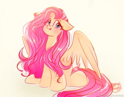 Size: 1368x1074 | Tagged: safe, artist:petaltwinkle, imported from derpibooru, fluttershy, pegasus, pony, floppy ears, solo