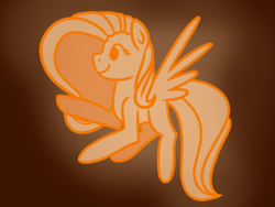 Size: 400x300 | Tagged: safe, artist:fluttershydaily, imported from derpibooru, fluttershy, flying, folded wings, halloween, holiday, jack-o-lantern, pumpkin, smiling, wings